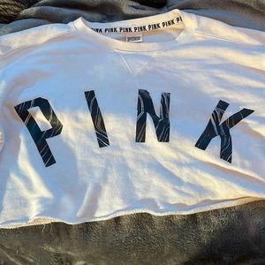 White with black writing